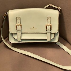 Kate spade medium light blue crossbody or shoulder bag!
